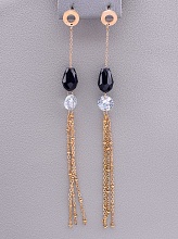 картинка Серьги 'Fashion' Сrystal (позолота 18к) от магазина Wolves