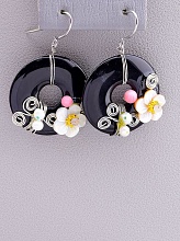 картинка Серьги 'Hand Made' Агат Бижутерный сплав9 9 г от магазина Wolves