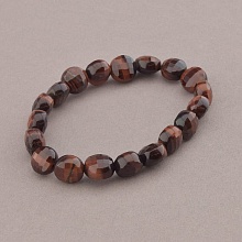 картинка Браслет 'SUNSTONES' Бычий глаз 19 см от магазина Wolves