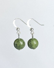 картинка Элитные Серьги Жадеит №1 от магазина Wolves