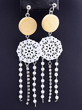 картинка Серьги 'Fashion' Сrystal Бижутерный сплав7 3 г от магазина Wolves