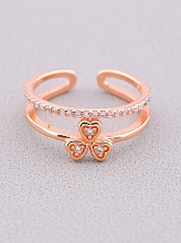 картинка Кольцо 'FJ' Сrystal Бижутерный сплав от магазина Wolves