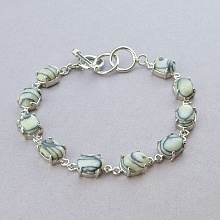 картинка Браслет Агат 20 см от магазина Wolves