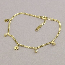 картинка Браслет 'XUPING' Сrystal 21 см (позолота 18к (лимонная)) от магазина Wolves