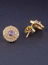 картинка Серьги 'XUPING' Фианит (позолота 18к) от магазина Wolves