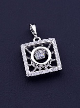 картинка Кулон 'XUPING' Фианит (родий) от магазина Wolves