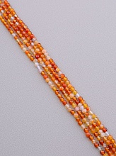 картинка Нитка Сердолик 38 см 4 мм от магазина Wolves