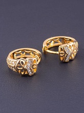 картинка Серьги 'XUPING' Фианит (позолота 18к) от магазина Wolves