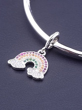 картинка Шарм Фианит 24х16 (родий) от магазина Wolves