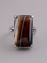 картинка Кольцо Агат 'Pataya' от магазина Wolves