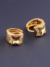 картинка Серьги 'XUPING' Фианит (позолота 18к) от магазина Wolves