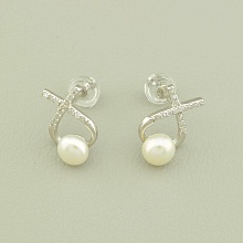 картинка Серьги Жемчуг (Серебро(925)) от магазина Wolves