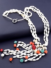 картинка Бусы Коралл 53 см от магазина Wolves