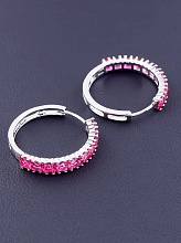 картинка Серьги 'XUPING' Фианит (родий) от магазина Wolves