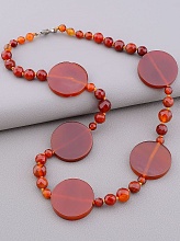 картинка Бусы Сердолик 50 см от магазина Wolves