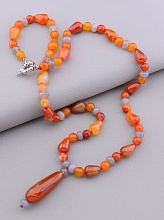 картинка Бусы Сердолик Агат 63 см от магазина Wolves