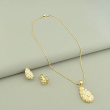 картинка Подвеска+Серьги 'Fashion'  45 см от магазина Wolves