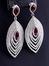 картинка Серьги 'XUPING'  (родий) от магазина Wolves