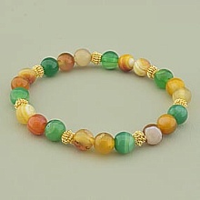 картинка Браслет 'SUNSTONES' Агат 19 см от магазина Wolves