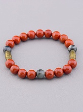 картинка Браслет 'SUNSTONES' Яшма 18 см от магазина Wolves