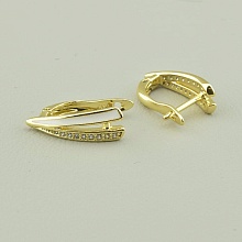 картинка Серьги 'XUPING' Фианит (позолота 18к (лимонная)) от магазина Wolves