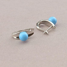 картинка Серьги 'XUPING' Майорка (родий) от магазина Wolves