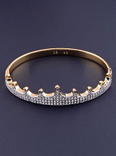 картинка Браслет 'XUPING' Фианит 17 см (позолота-родий) от магазина Wolves