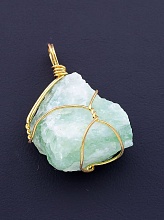 картинка Кулон Кварц 40x25мм от магазина Wolves