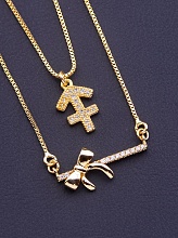 картинка Подвеска 'XUPING' (позолота 18к) от магазина Wolves