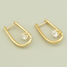 картинка Серьги 'XUPING' Фианит  (позолота 18к) от магазина Wolves