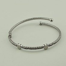 картинка Браслет 'Saiya' Фианит 17 см (хром) от магазина Wolves