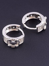 картинка Серьги 'XUPING' Фианит (родий) от магазина Wolves