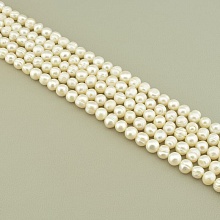 картинка Нитка Жемчуг 34 см 8 5 мм (Без замка) от магазина Wolves