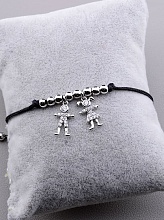 картинка Браслет 'XUPING' Фианит 17 см (родий) от магазина Wolves