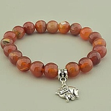 картинка Браслет 'SUNSTONES' Сердолик 19 см от магазина Wolves