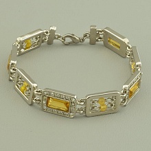 картинка Браслет 'Abella' Фианит 19 см от магазина Wolves