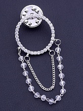 картинка Брошь 'XUPING' Фианит  (родий) от магазина Wolves