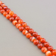 картинка Нитка Сердолик 39 см 10 5 мм (Без замка) от магазина Wolves