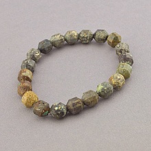 картинка Браслет 'SUNSTONES' Яшма Хризоколла 17 см от магазина Wolves