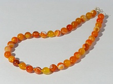 картинка Элитные Бусы Агат(Жёлтый) на карабине от магазина Wolves