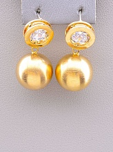 картинка Серьги 'Unfading Love' Фианит (Позолота (18к)) от магазина Wolves