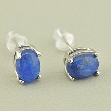 картинка Серьги Кианит 8х5 (Серебро(925)) от магазина Wolves