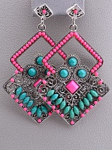 картинка Серьги Бисер 55x45мм от магазина Wolves