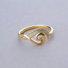 картинка Кольцо 'XUPING' Фианит (позолота 18к) от магазина Wolves