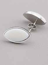 картинка Серьги Перламутр 20x10мм от магазина Wolves