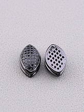 картинка Вставка Фианит 13х8 (хром) от магазина Wolves