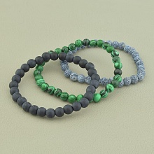 картинка Браслет 'SUNSTONES' Агат  17 см от магазина Wolves