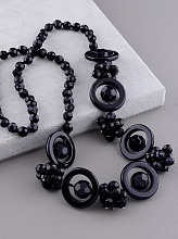 картинка Бусы Агат Чешский хрусталь 70 см от магазина Wolves