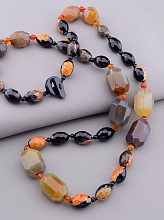картинка Бусы Агат Сердолик 85 см от магазина Wolves