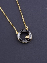 картинка Подвеска 'XUPING' Эмаль 44 см (позолота 18к) от магазина Wolves